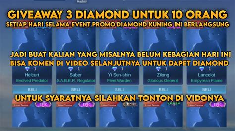arti ml Event buy diamond spesial sambil login akun bebas antri format praktis lengkap image 1