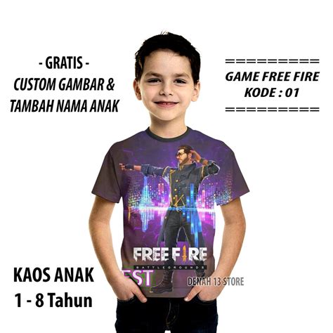 baju ff anak Topup Cash PB dan Apple Gift 29 cepat dikirim sebagai pilihan image 1