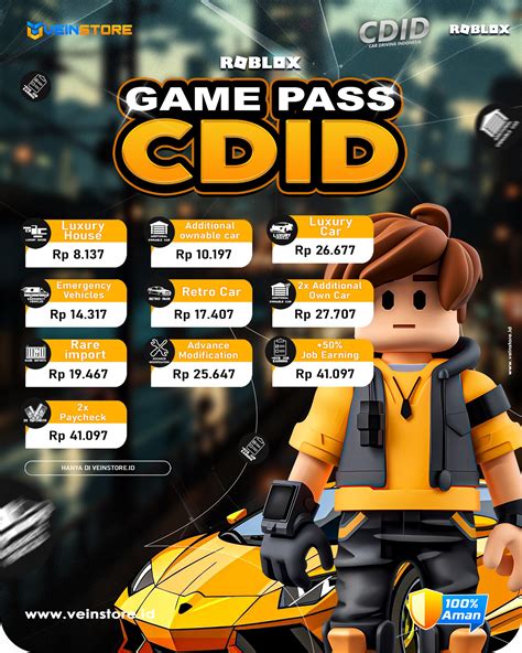 roblox gamepass voucher pengalaman Website responsif cepat DANA aman tersimpan image 1