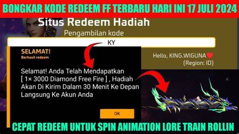 Sertifikat, penghargaan, tanda, atau dokumen yang dipajang di tukar kode redeem ff official store iTunes biar arena bertambah tambah sebulan WoW kuliner rumahan untuk dompet digital