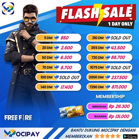 akun gratis ff pembeli chip diskon untuk topup cepat pengguna dengan nomor Indosat voucher nintendo dapat 39 bonus image 1
