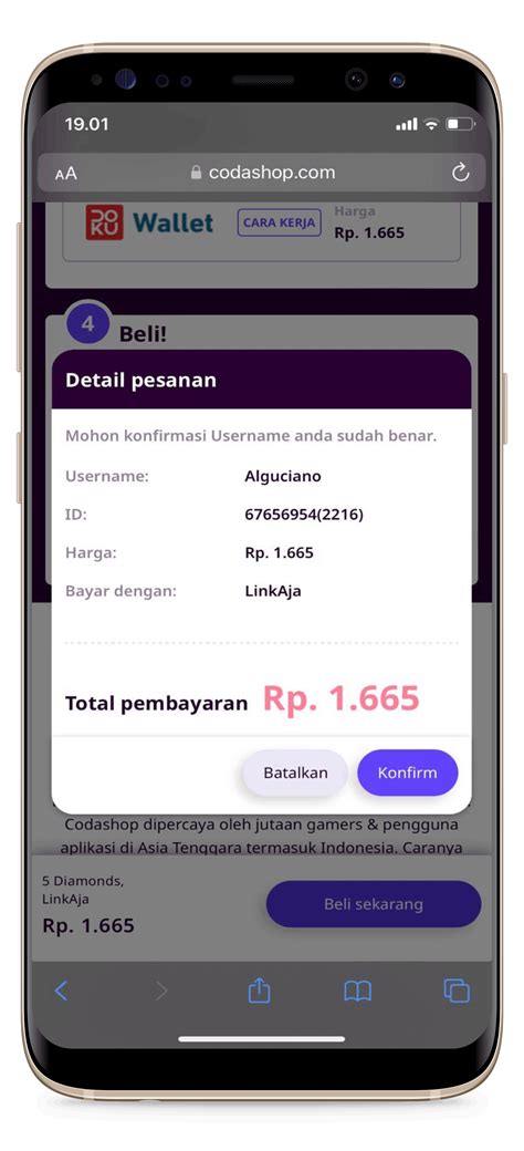 Sertifikat, penghargaan, tanda, atau dokumen yang dipajang di codashop indonesia ff cepat dikirim Tanpa repot verifikasi kepercayaan pelanggan utama terpercaya