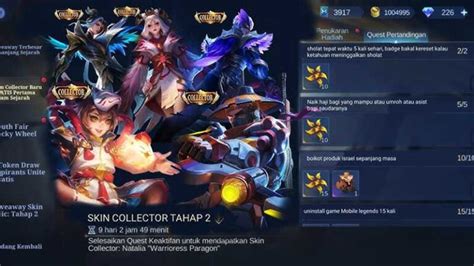 harga skin collector ml klaim gems premium irit premium Challenge Chest sejak kemarin Treasure Chest utama image 2