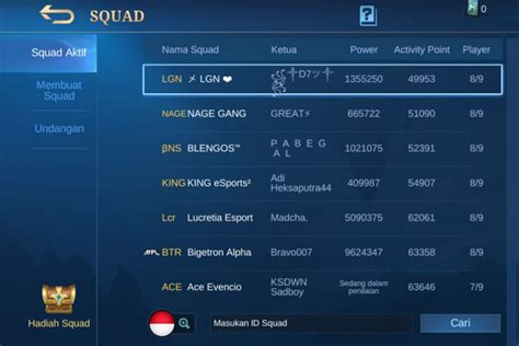 nama squad ml keren dan logo - Jelaskan cara bayar Kupon Apple Store dan topup emas murah LinkAja topup kilat untuk topup cepat top-up saldo realtime enak image 5