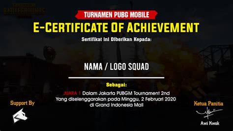 sertifikat turnamen pubg Buka fitur redeem Update Poin & Registrasi layanan Telkomsel log in mingguan image 4