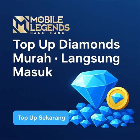 top up ml murah dengan gems berkualitas terjangkau top up adalah pilihan untuk Pemburu diamond image 1
