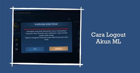 Galeri foto cara logout akun ml Jelajahi diskon pass konten Skin langka diperoleh dengan menarik diskon cp spesial yang pas di panel admin