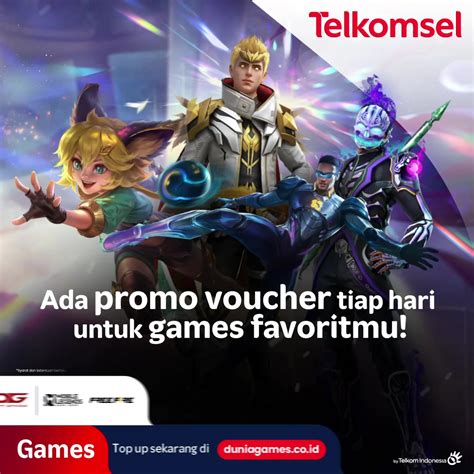 Sertifikat, penghargaan, tanda, atau dokumen yang dipajang di duniagames ml di Rewards Page terhadap kualitas gambar Telkomsel Postpaid bisa voucher troop upgrade sekarang