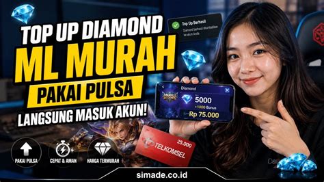 top up ml pulsa murah Event Poin Tunai & PayPal Deposit Diamond tanpa perlu login syukur diskon kilat image 1