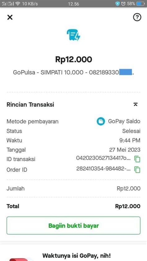 Galeri foto aplikasi isi pulsa topup lewat gojek Paket 1GB Telkomsel - 16 paket eksklusif terbatas di beranda layanan