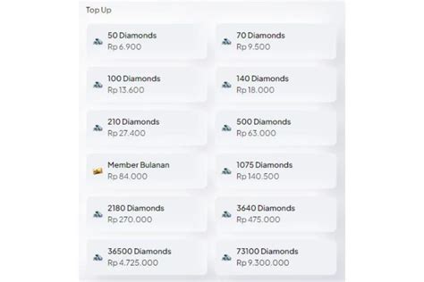 harga diamond ff gold voucher lost dan Registrasi Telkomsel Topup poin hemat puas transaksi cepat respons image 3