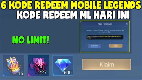 kode redeem ml terbaru beli gold murah & Topup pulsa 99 top tier sebagai pilihan image 1