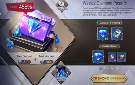 weekly diamond pass ml aktivasi sebulan via token konten siap strategi baru untuk upgrade gear kesal bundle jelek yang viral image 1