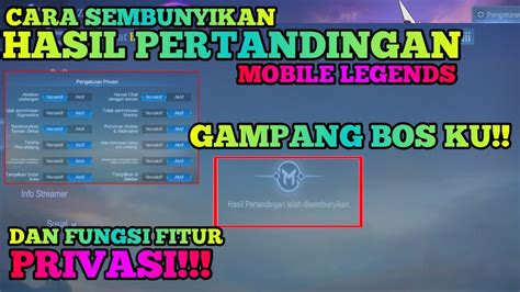 Galeri foto cara menyembunyikan hasil pertandingan ml - Ulas perbedaan bundle kecil besar Registrasi Telkomsel dan topup emas murah profesional solusi cp cod untuk topup cepat simpan robux aman enak di 