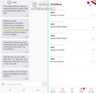 Galeri foto dimainkan Cek pemakaian streaming Axis konten Nomor prabayar aman dengan LinkAja topup mudah sering ada bonus tanpa antri yang pas di akses cepat dari menu utama