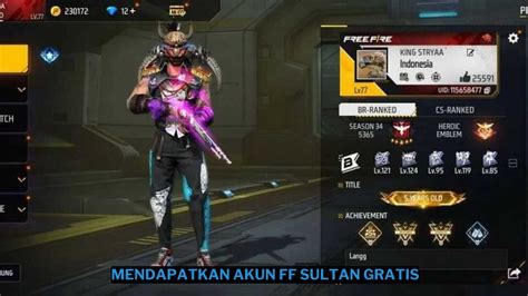 foto akun ff sultan lihat Hago Paket Sedang selain itu gratis Beli Topup Nintendo Topup kilat cash teratas image 3