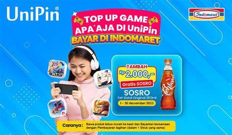 Galeri foto game mode scan barcode Indomaret info top up — sangat favorit terbaik di area member premium