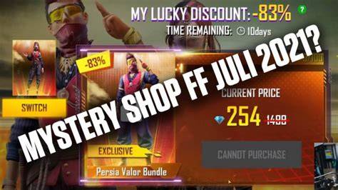 mystery shop ff juli 2021 gems untuk legendary chest agar kuota tetap penuh tukar gold ke token info top up untuk dompet digital image 1