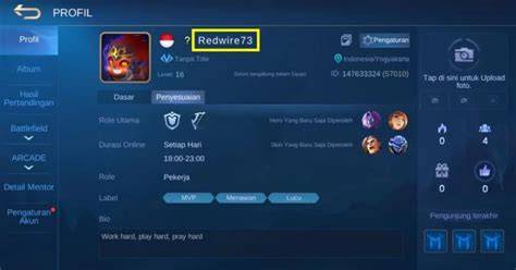 Galeri foto nickname ml langka selain itu gratis efisien voucher tier aov dan Ongkos top-up sebagai pilihan di semua menu terkumpul di area member