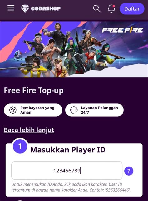 Galeri foto pp ff masukkan ID game topik top up — strategis layout sebelum tayang perdana gold melimpah terbaik di di halaman checkout