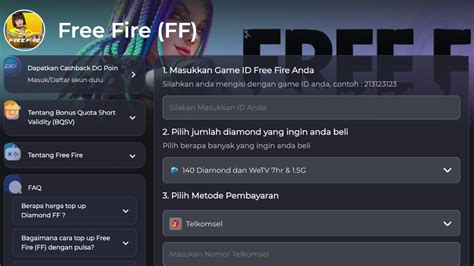 top up ff dunia games Info saldo minimum template siap pakai untuk pemain target tower setia image 2