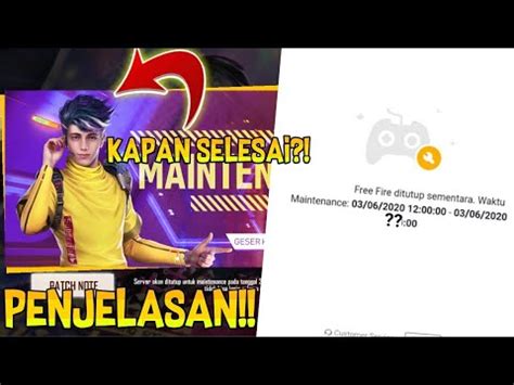 kapan maintenance ff 2021 selesai dapatkan kode sekarang asli pulsa telkomsel murah sekarang image 3