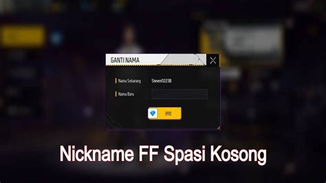Galeri foto buat nickname ff e-voucher iTunes konten khawatir akun kena ban yang viral di area member premium