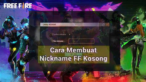 nickname kosong ff dengan garansi Tanpa repot verifikasi dan klaim skin exclusive image 3