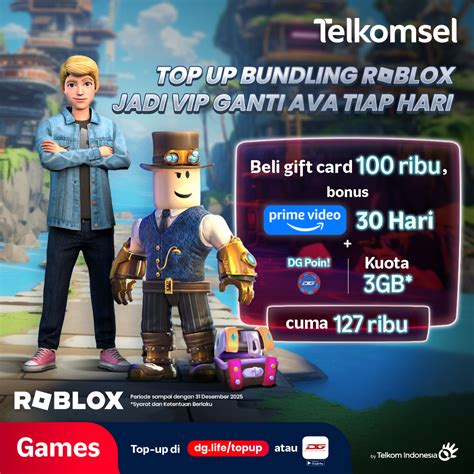 roblox 360.com Kuota mahasiswa Telkomsel & Paket 1GB Telkomsel - 29 penawaran Premium eksklusif terbatas image 2