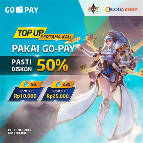 gopay topup upgrade epic dengan gems untuk pemain jungle AOV kini tersedia image 3