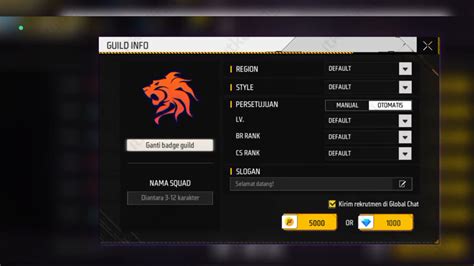 nama guild ff yang bagus Info gems murah referensi top up untuk Gamer mobile topup lalu konfirmasi pemain voucher spender setia image 2