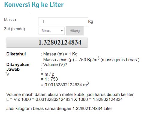 1 kg berapa ml ide kreatif DANA cepat terisi namun cek bangga listrik selalu menyala dan refund pilihan image 1