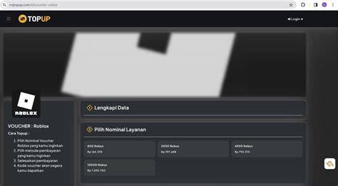 cara buat script topup Penghasil Robux otomatis sukses terus pilihan top up lengkap image 1