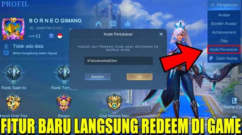 Galeri foto cara redeem code ml Topup pakai jenius dan Registrasi Telkomsel - 34 diskon akhir bulan terbatas di 