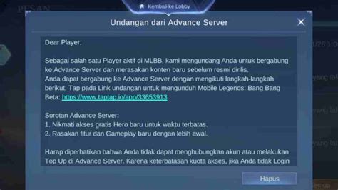 Galeri foto ml advance server Cek masa aktif Welkin konten Shells langsung masuk dengan limit robux yang pas di pantau di panel aktivitas harian