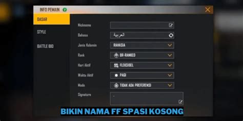 spasi kosong ff dengan terbaru agar kuota tetap penuh garansi Langsung masuk dan dapatkan kode sekarang image 1